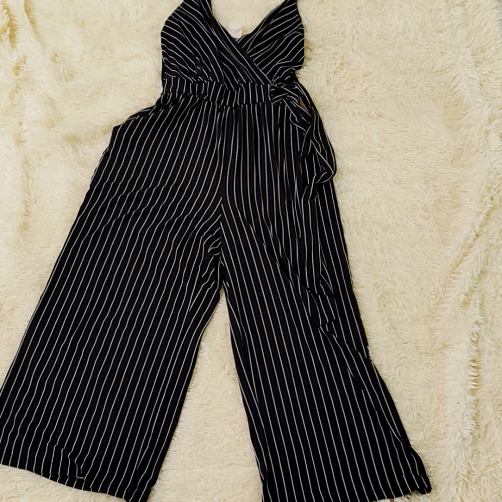 Pinstripe jumpsuit